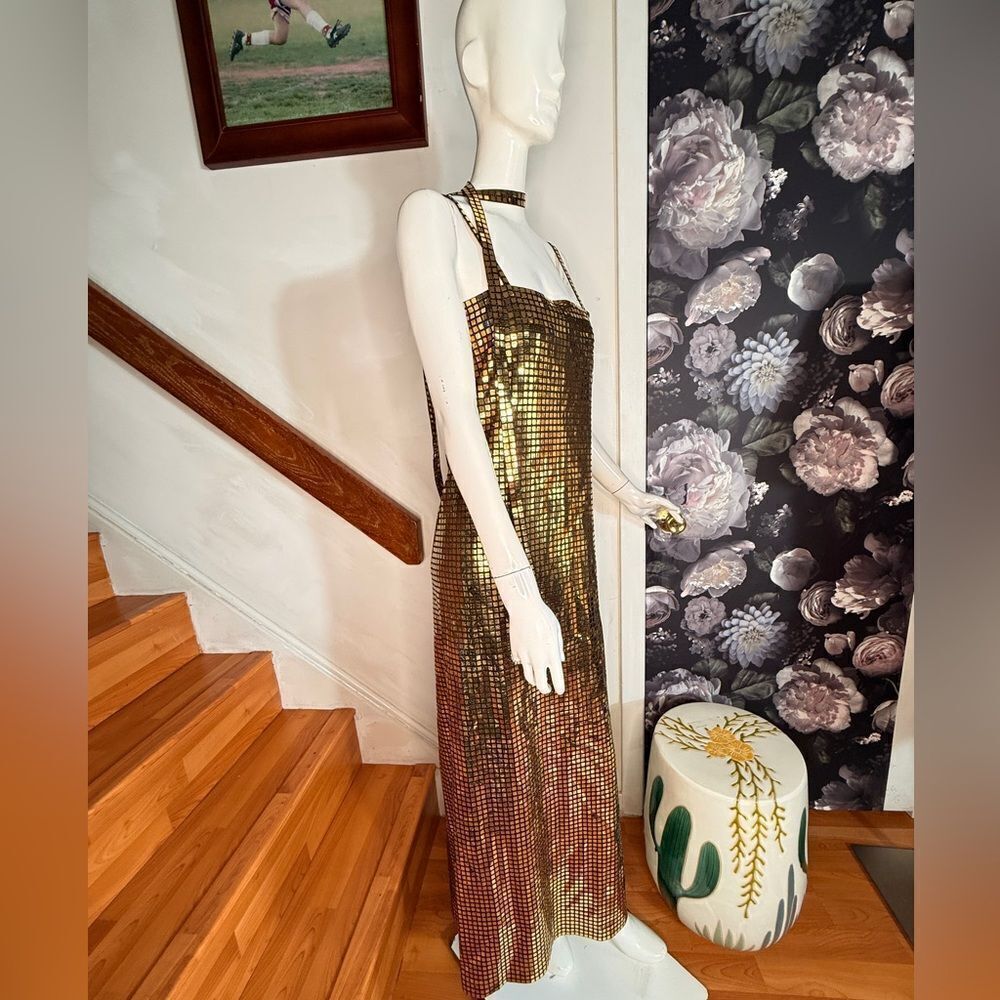 Free People BRENDA KNIGHT Nigel Preston Sue Ellen Gown/ size M - Picture 7 of 13